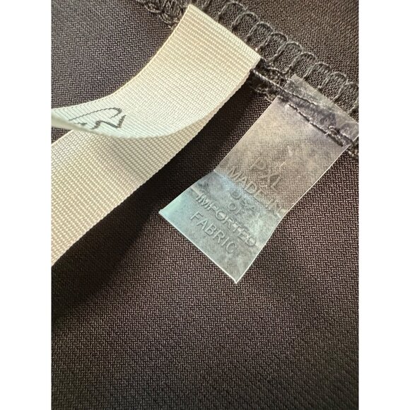 NY Collection Petite XL Sleeveless Black Jumpsuit Tie Waist Stretchy Pockets NWT - Picture 3 of 11